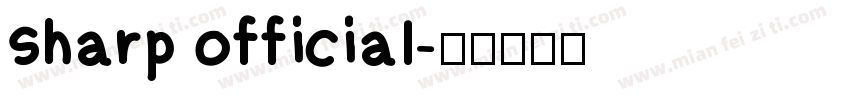 sharp official字体转换
